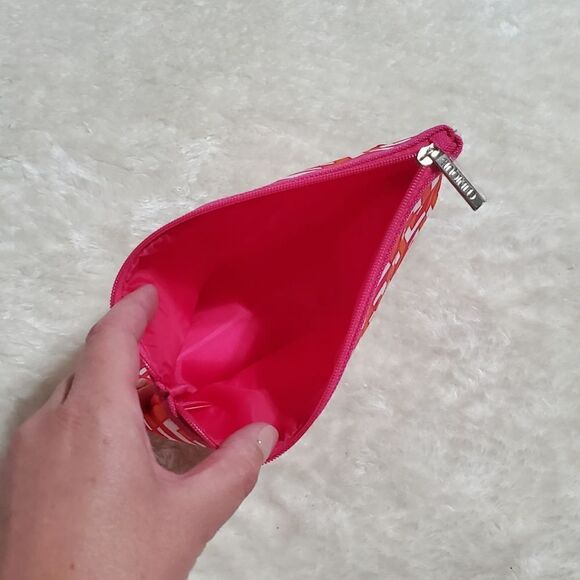 Jonathan Adler for Clinique Pink and Orange Geometric Cosmetic Bag - Picture 7 of 7